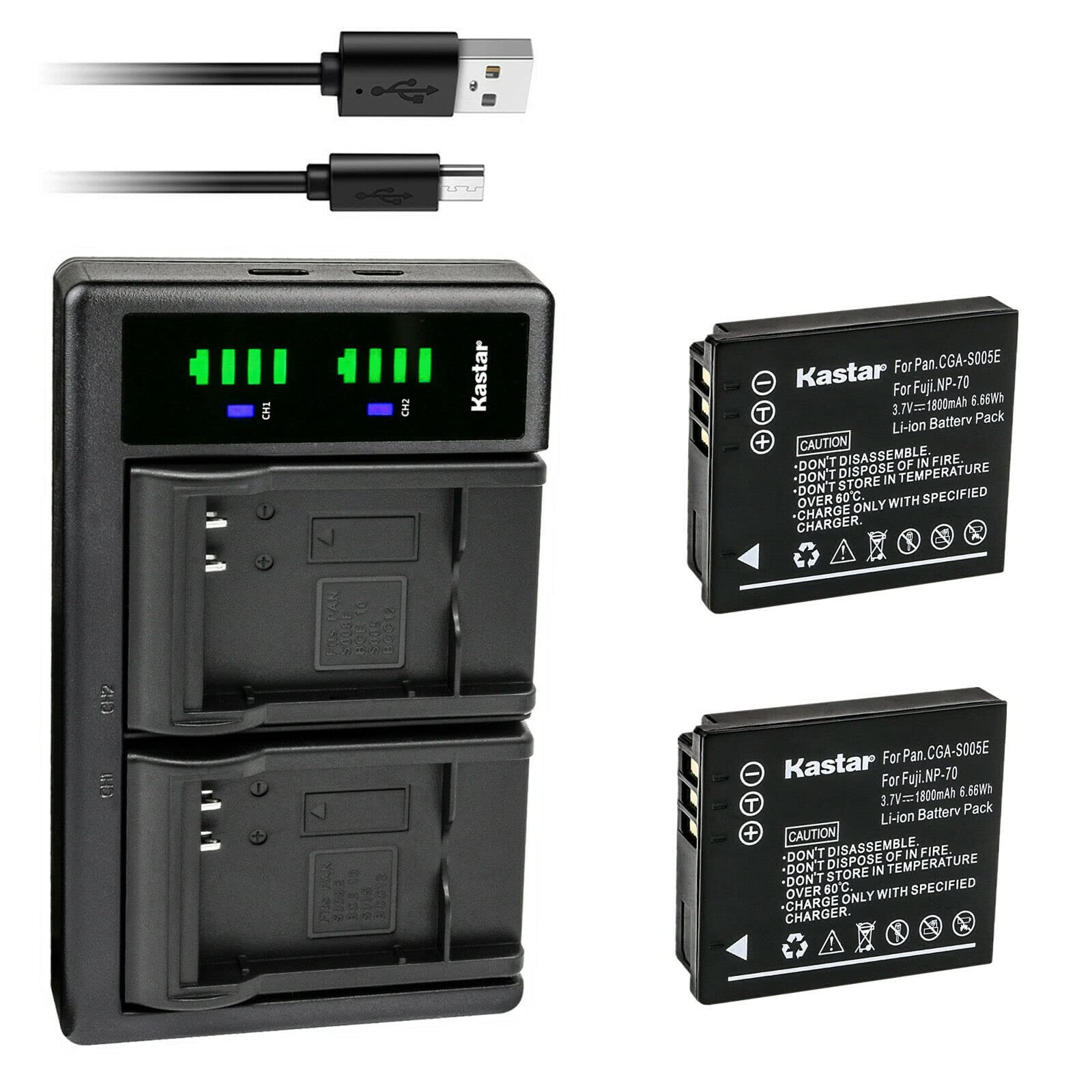 Amazon.com: Kastar 2-Pack Battery and LTD2 USB Charger Replacement